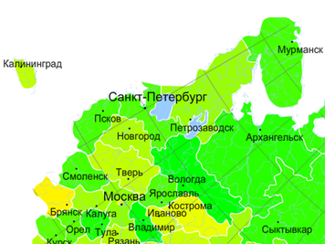 Карта мурманск калининград