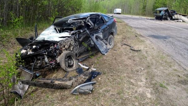 В Коношском районе в аварии погибли водитель и пассажир «Гранты»