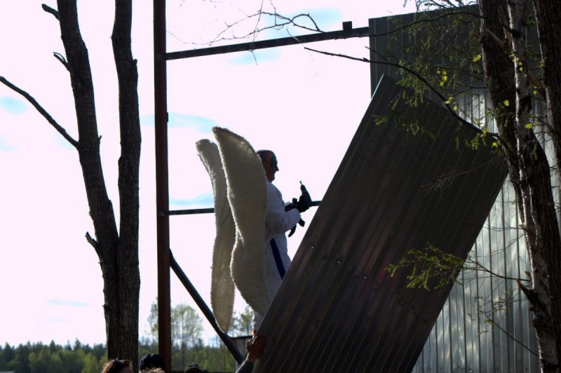 На Шиесе активисты демонтируют забор вокруг стройки полигона