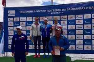 Архангелогородка взяла три медали на чемпионате России по гребле на байдарках