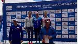 Байдарочница Наталья Подольская взяла золото, серебро и бронзу чемпионата России