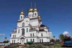У Кафедрального собора в Архангельске началось благоустройство