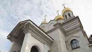 На звоннице кафедрального собора в Архангельске сегодня звучал благовест