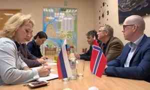 Развитие побратимских связей обсуждали сегодня в Архангельске на встрече с делегацией из города Вардё