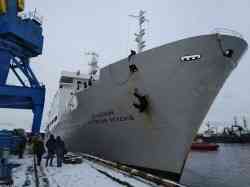 Из Арктики вернулось Научно-исследовательское судно «Академик Мстислав Келдыш» 
