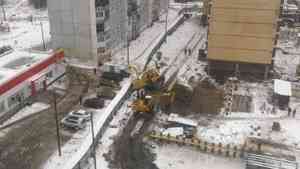 В Архангельске рухнул строительный кран