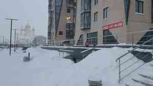 Обильные снегопады в Поморье принесли теплые атлантические циклоны