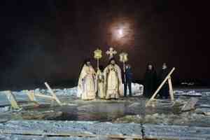 Семь иорданей оборудуют на территории Архангельской епархии в праздник Крещения Господня