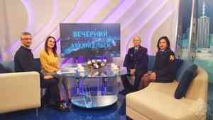 Офицеры Управления Росгвардии по Архангельской области стали гостями телевизионной программы