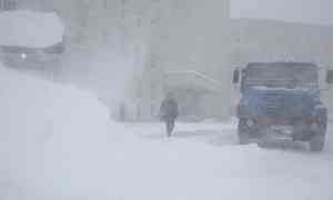 28 февраля в Архангельской области обещают сильный снегопад и гололёд