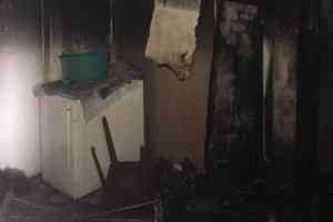 Ночью в Новодвинске из пожара спасли семь человек