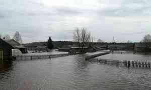 В Вельском и Устьянском районах из-за паводка тонут мосты и целые посёлки