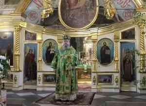 Митрополит Корнилий в канун праздника Святой Троицы совершил всенощное бдение в Ильинском соборе