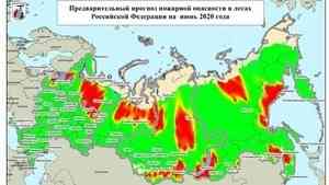 Высокие риски лесных пожаров будут в июне в Архангельской области