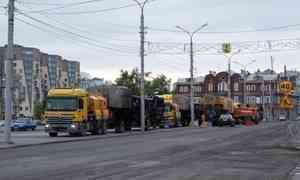 В Архангельской области идут масштабные дорожные ремонты