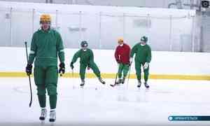 Архангельский «Водник» провёл первую в этом сезоне тренировку на льду