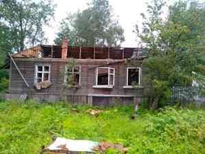 В Архангельске горели два нежилых дома