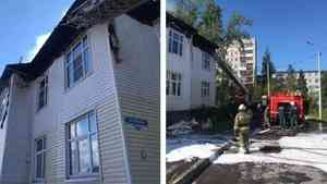 Жильцам сгоревшего в Северодвинске дома предложили временное жильё