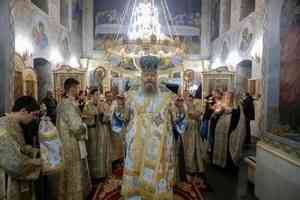 Митрополит Корнилий 21 ноября совершил всенощное бдение в Ильинском соборе