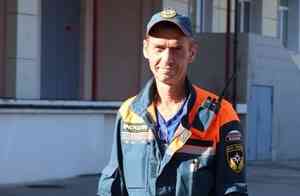 Лучший спасатель МЧС России работает в Сочи