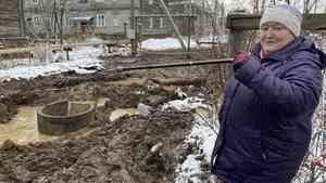 Жители улицы Аллейной в Архангельске остались без воды после работы подрядчика