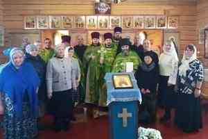 Священники Холмогорского благочиния совершили Литургию на родине преподобного Антония Сийского