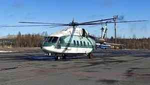 В аэропорт Васьково прибыл новый российский вертолет Ми-38