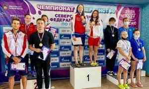 Сборная Архангельской области выиграла 67 медалей на чемпионате и первенстве Северо-Запада России по плаванию