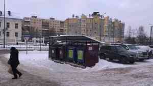 В Архангельске устанавливают контейнеры для раздельного накопления ТКО
