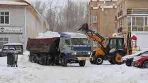 В Северодвинске ввели особый режим из-за снежного хаоса и пожара на свалке