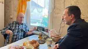 Сергей Пивков встретился с ветеранами Великой Отечественной войны, проживающими в Каргопольском округе