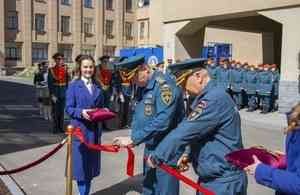 Алексей Серко посетил Санкт-Петербургский университет ГПС МЧС России, а также открыл международные соревнования «Сильнейший пожарный»