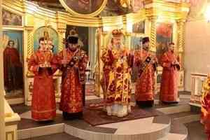 Митрополит Корнилий 28 мая совершил всенощное бдение в Ильинском соборе