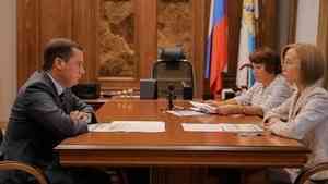 Александр Цыбульский провел рабочую встречу с руководителем регионального Управления Росреестра