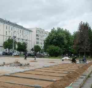 Площадь Мира в Архангельске выложат гранитными плитами