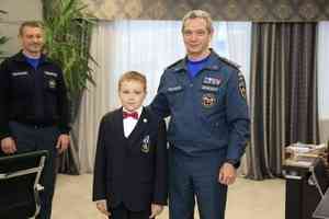 Ведомственная медаль вручена 9-летнему герою из города Орехово-Зуево
