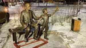 Первая скульптура авторства Сергея Сюхина появилась в Северодвинске