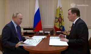 Глава государства Владимир Путин провел встречу с губернатором Архангельской области Александром Цыбульским