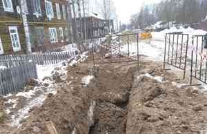 В поселке Шипицыно ведут прокладку водопровода и сетей водоотведения