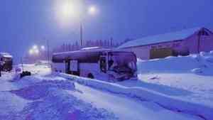 В Холмогорском районе автобус угодил в аварию на федеральной автодороге