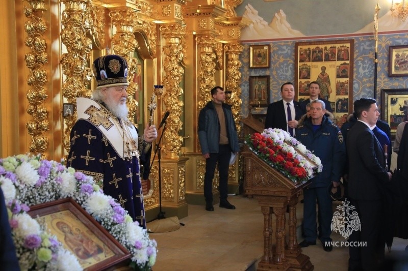 В Москве состоялась церемония освящения главного храма МЧС России