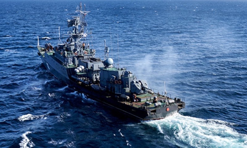 Малый противолодочный корабль «Онега» вышел в Белое море на общекорабельные учения