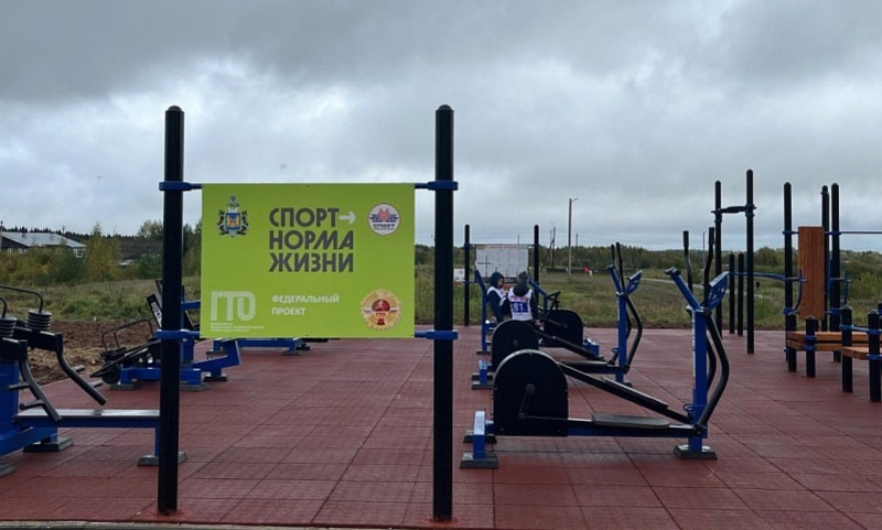 Новую спортивную площадку открыли в Устьянском округе