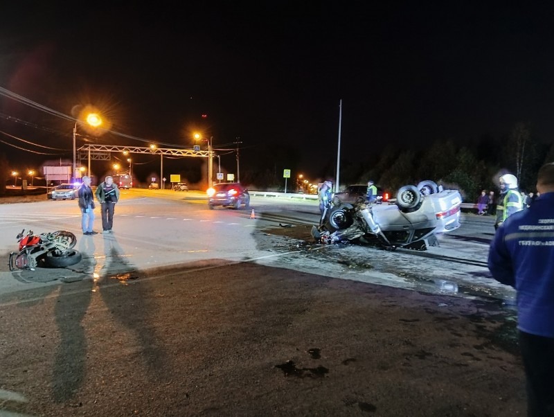 На трассе под Новодвинском в ДТП погиб водитель отечественной легковушки
