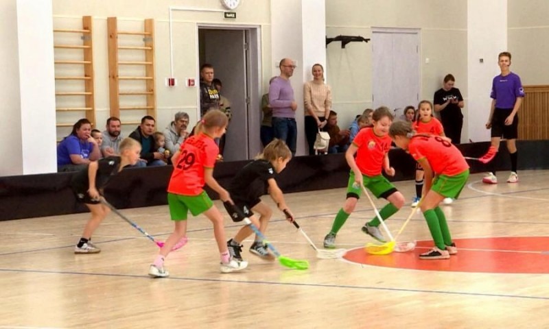 В столице Поморья прошёл детский городской турнир по флорболу