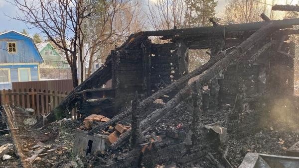 Под Северодвинском в одном из дачных домов в результате пожара погиб мужчина