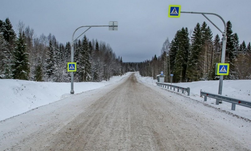 В Архангельской области отремонтировали четыре участка региональной трассы