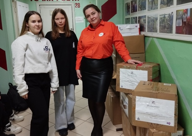 В Поморье к акции «Новогодний подарок солдату» присоединилась четвертая школа Онеги