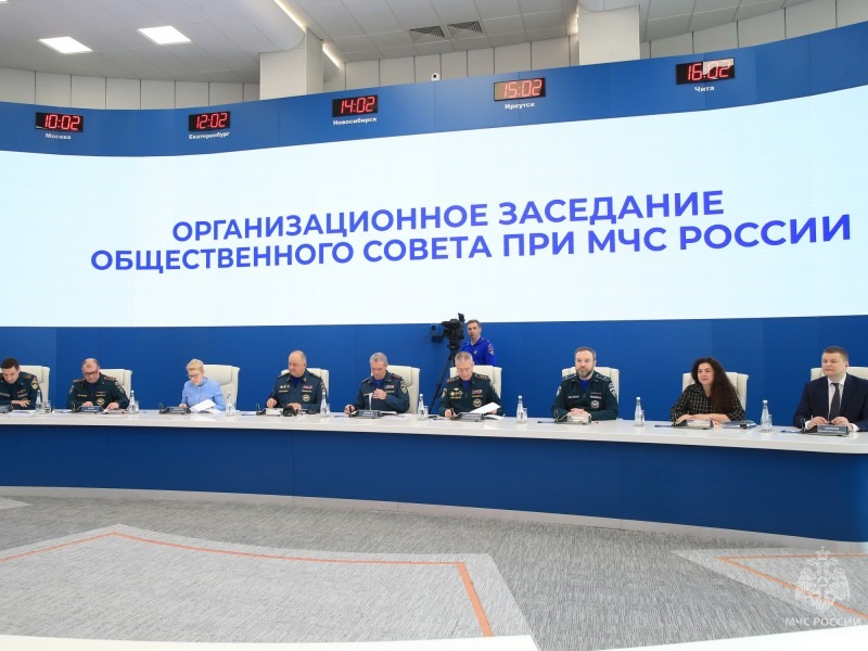 В МЧС России состоялось заседание Общественного совета