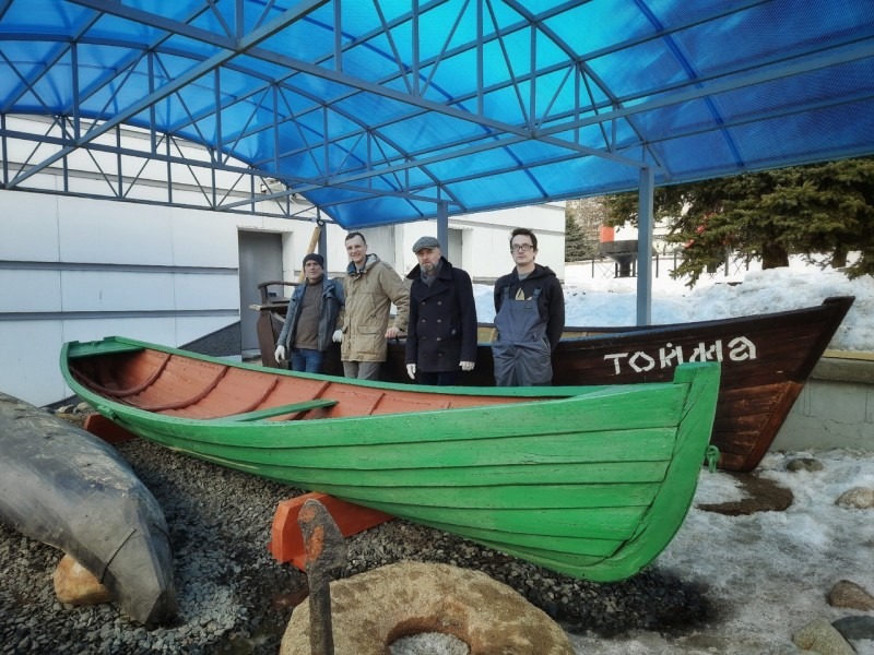 В уличной экспозиции Северного морского музея в Архангельске появился новый экспонат